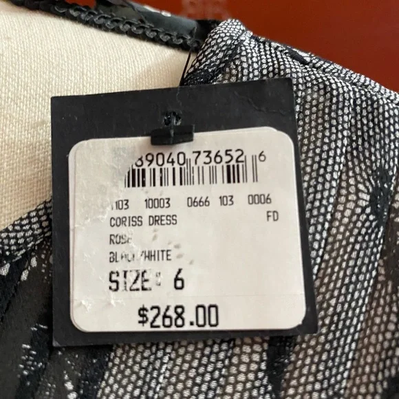 Club Monaco little black dress. This sheer dress is perfect for any occasion. - Picture 5 of 11